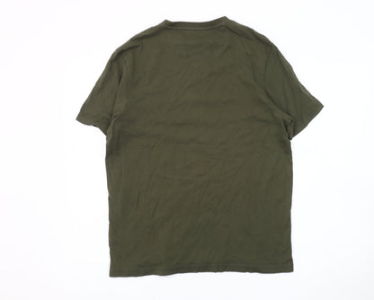 Mens UK Size M Farah 1920 Green  T-Shirt