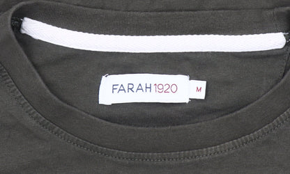 Mens UK Size M Farah 1920 Green  T-Shirt