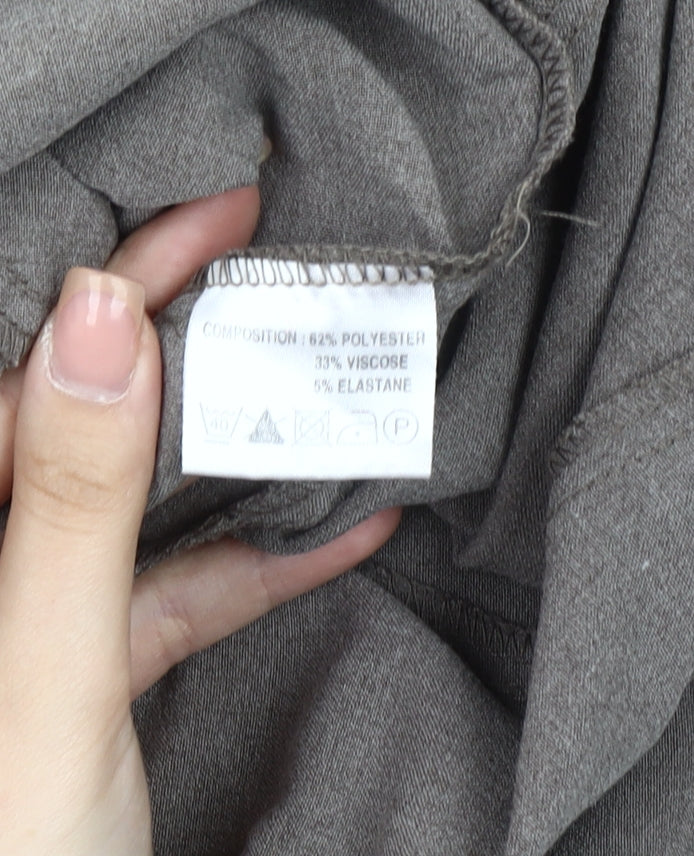 Classics Women's Brown Midi Flare Skirt Size 14