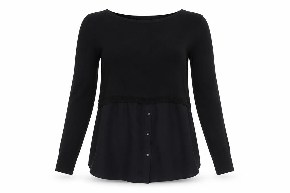 Womens UK Size Small Zara Black Pullover Jumper