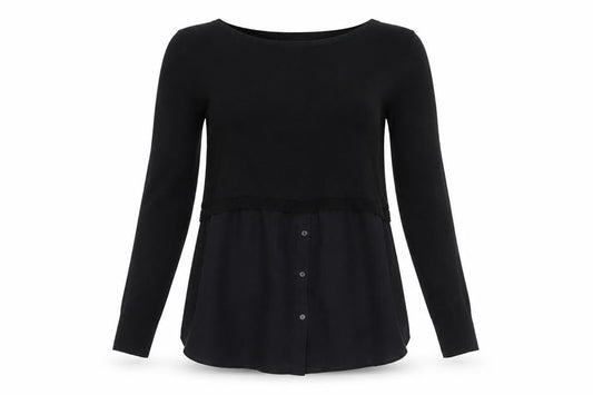 Womens UK Size Small Zara Black Pullover Jumper