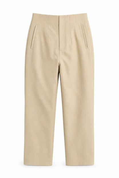 Womens UK Size 8 Stradivarius   Beige Trousers