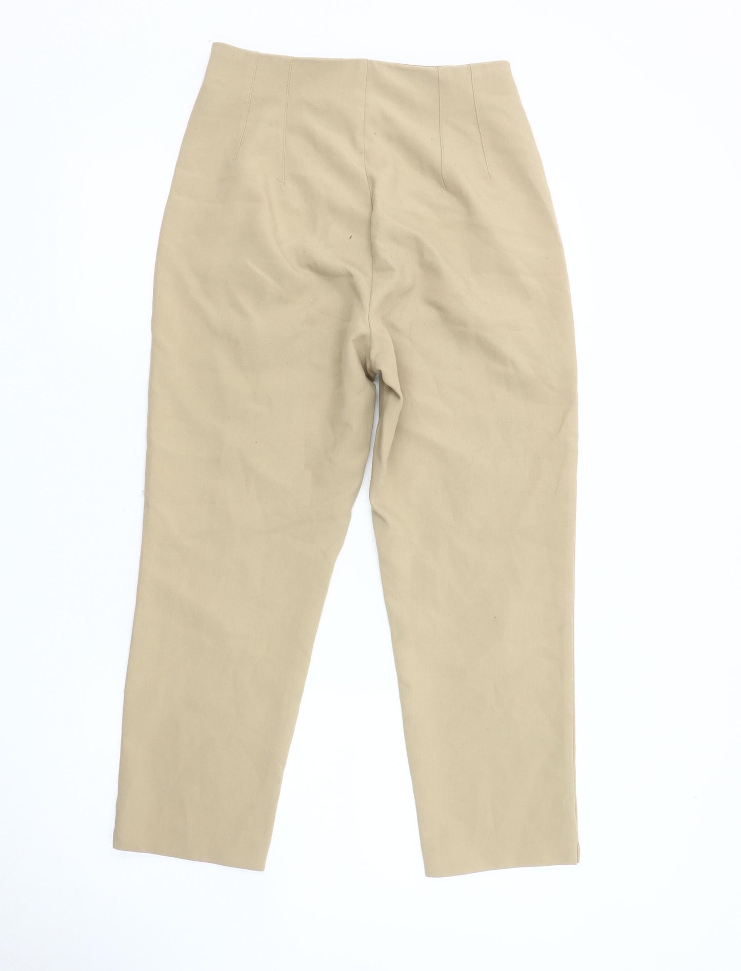 Womens UK Size 8 Stradivarius   Beige Trousers