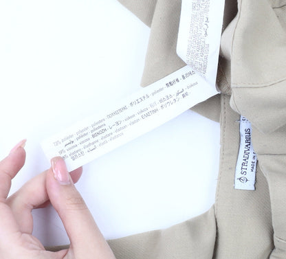 Womens UK Size 8 Stradivarius   Beige Trousers