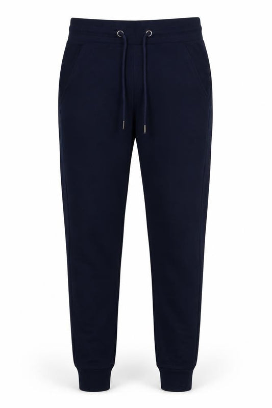 Mens UK Size S Brave Soul Regular Fit Jogger Blue Trousers