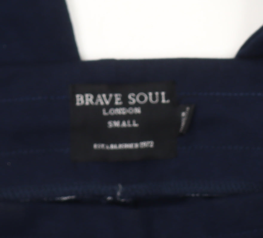 Brave Soul Men's Blue Jogger Trousers Size S