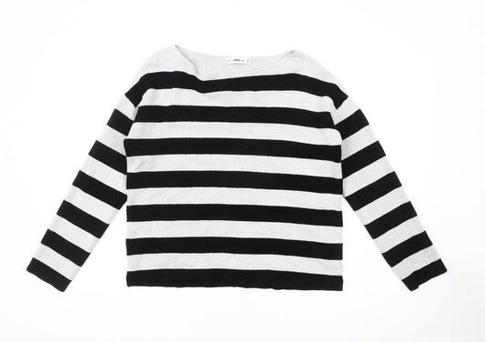 Womens UK Size 12 Zara Black Pullover Jumper