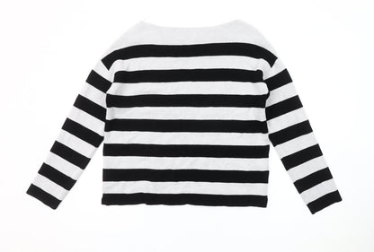 Womens UK Size 12 Zara Black Pullover Jumper