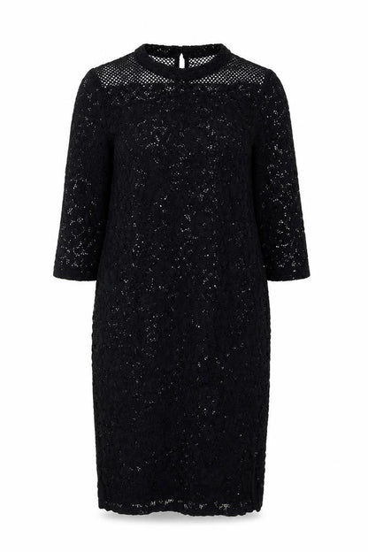 Marks and Spencer Women Black Lace Dress Size 16
