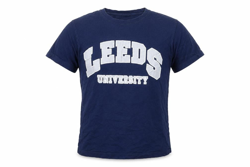 Stedman Men's Blue University Graphic T-Shirt S
