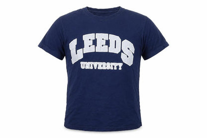 Stedman Men's Blue University Graphic T-Shirt S
