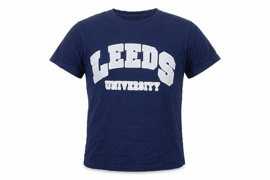 Stedman Men's Blue University Graphic T-Shirt S