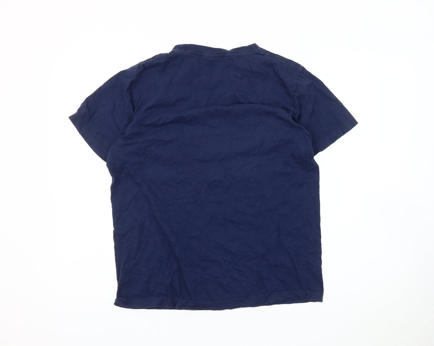 Stedman Men's Blue University Graphic T-Shirt S