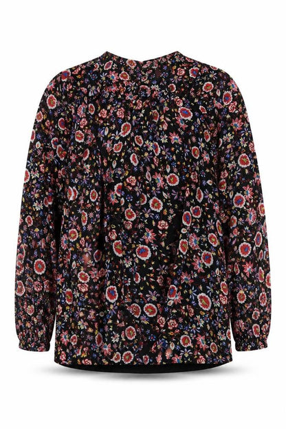 Marks and Spencer Women's Black Floral Dress, Size 12