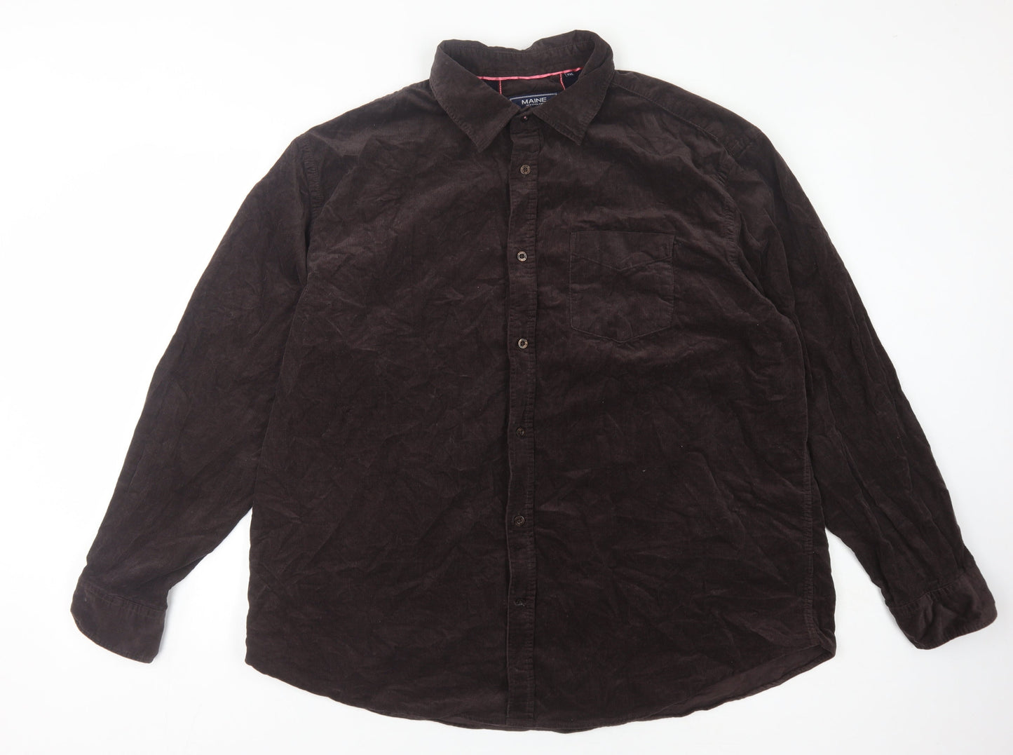 Maine New England Men’s Brown 2XL Button-Up Shirt