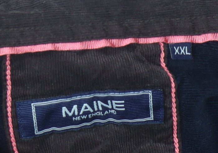 Maine New England Men’s Brown 2XL Button-Up Shirt