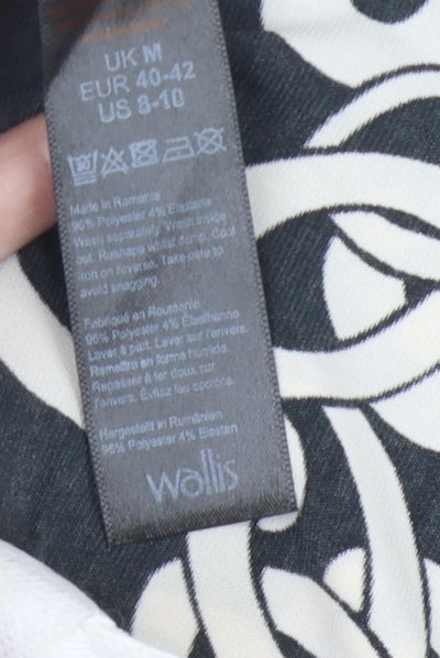 Womens UK Size M Wallis Black  Blouse