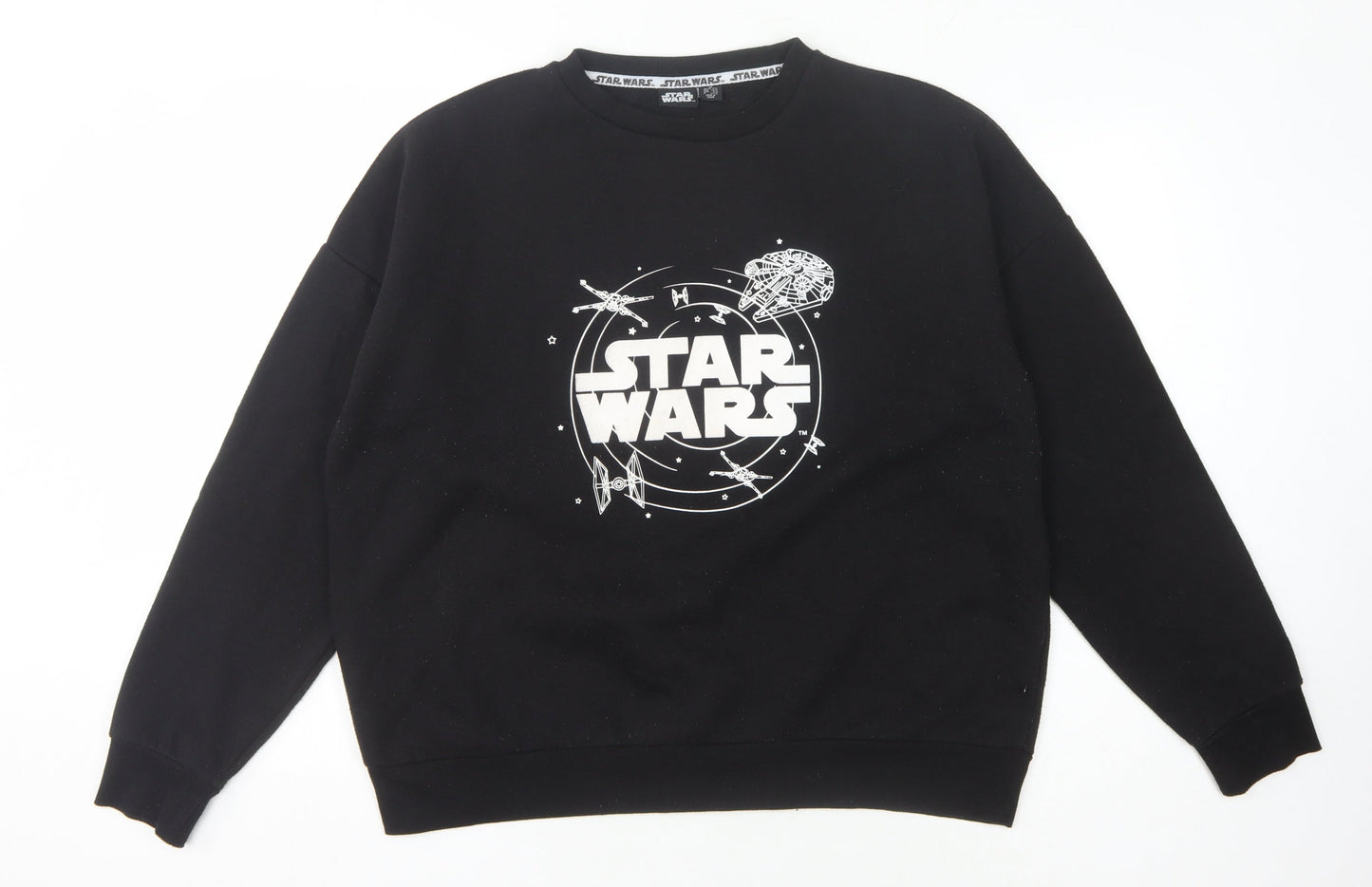 Star Wars Black Graphic Sweatshirt Unisex Medium