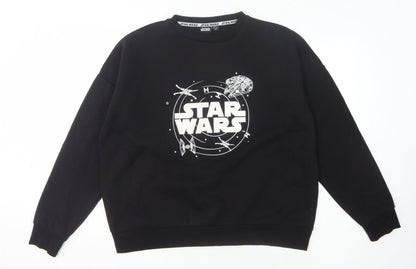 Star Wars Black Graphic Sweatshirt Unisex Medium