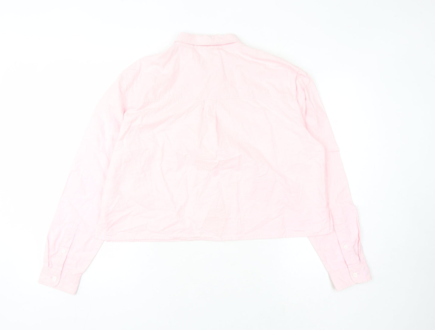 Jack Wills Women Pink Button-Up Shirt UK14