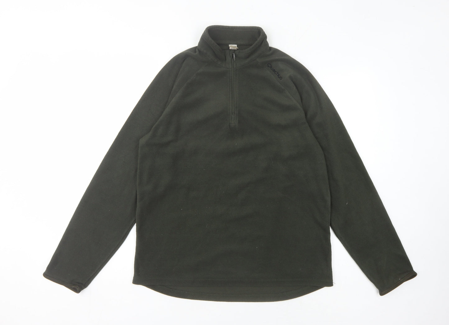 Mens UK Size M DECATHLON Green Pullover Sweatshirt