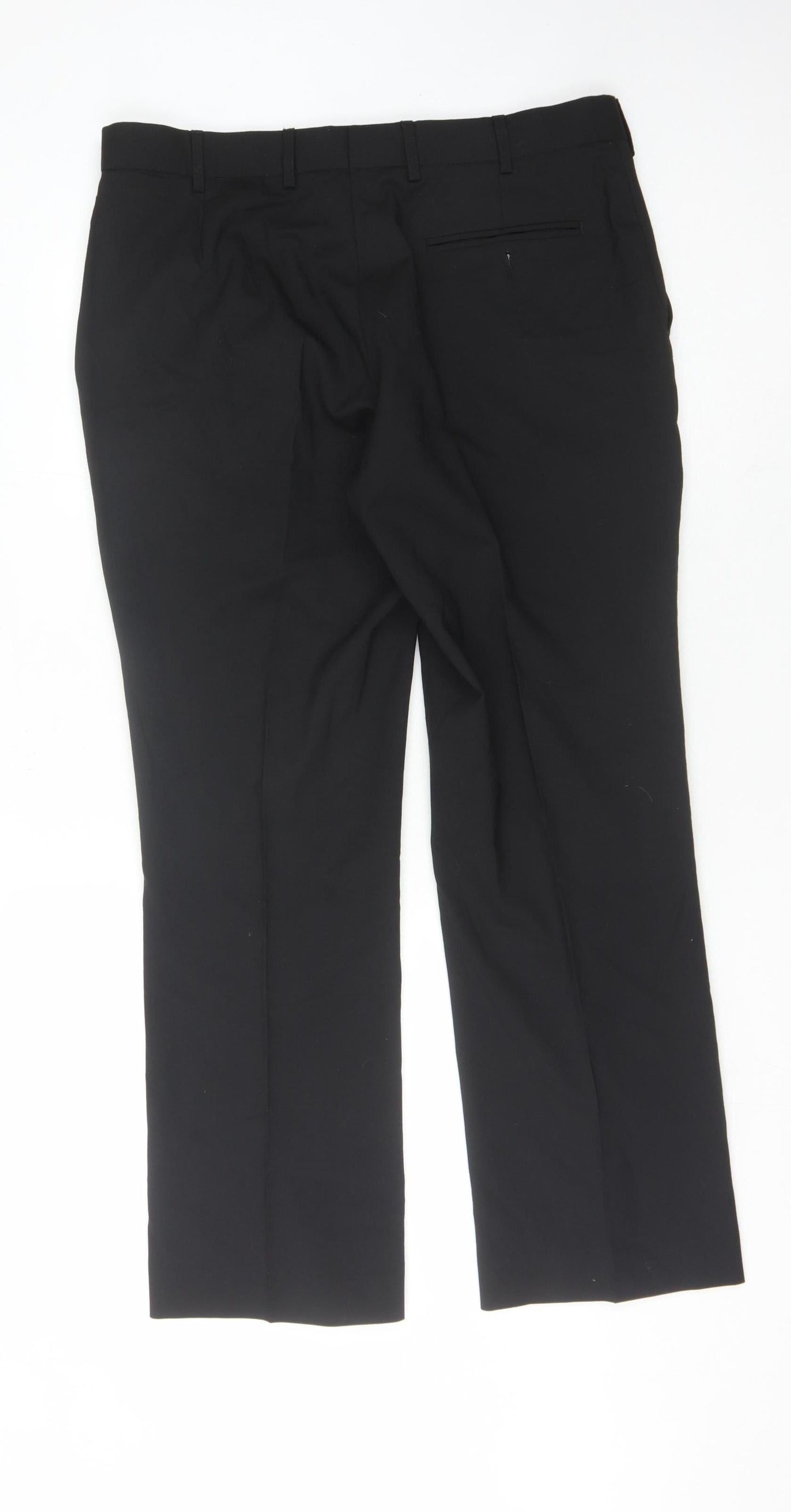 Karl Jackson Men's Black Trousers Size 36 Formal