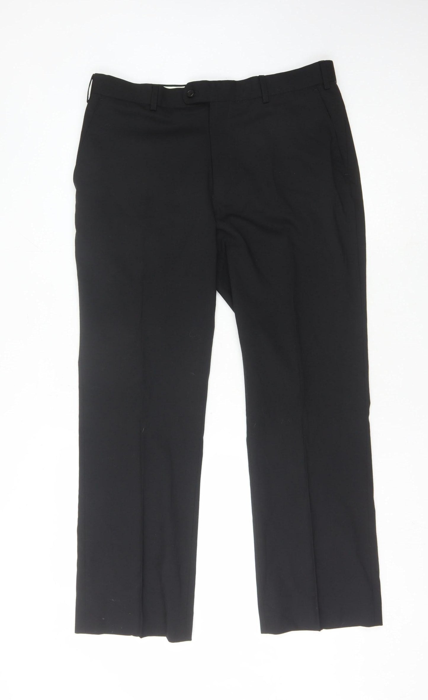 Karl Jackson Men's Black Trousers Size 36 Formal