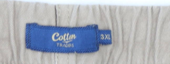 Cotton Traders Men's Beige Chino Shorts 3XL Casual