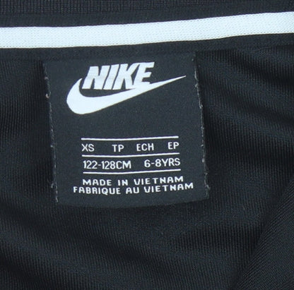 Nike Boys Black Full Zip Hoodie XS