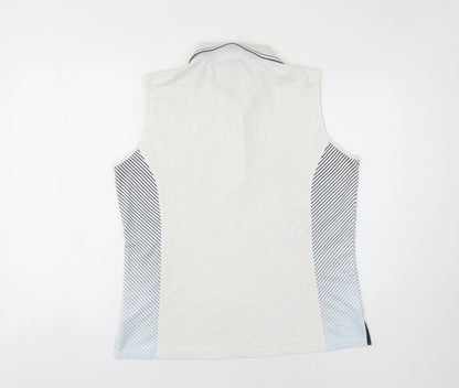 Unisex Adults UK Size L Glenmuir White  Polo