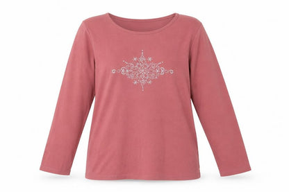 Womens UK Size 14 BHS Pink Basic T-Shirt