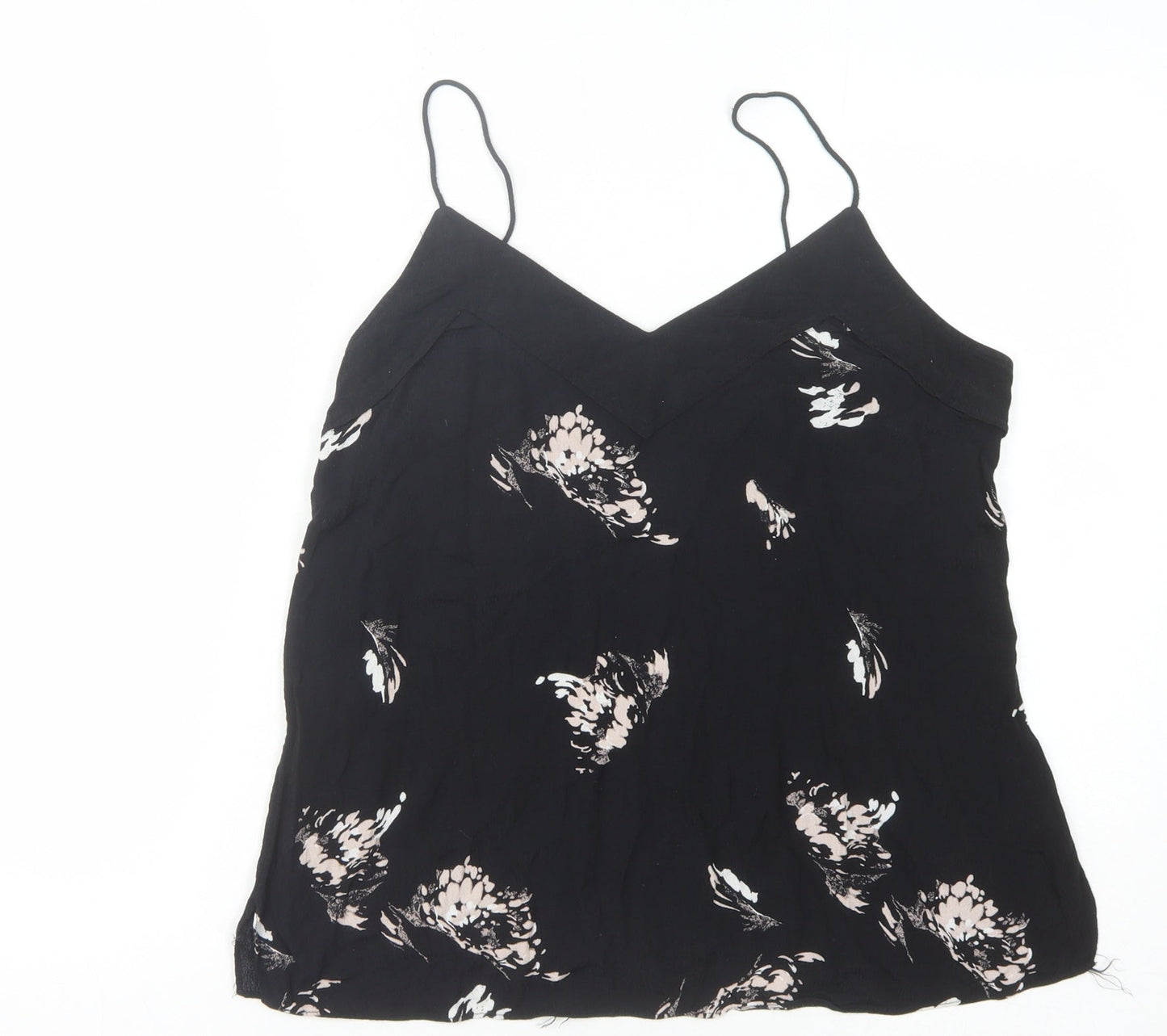 Womens UK Size 14 Jigsaw Black Camisole Tank