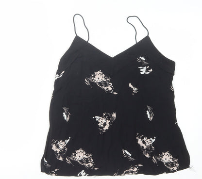 Womens UK Size 14 Jigsaw Black Camisole Tank