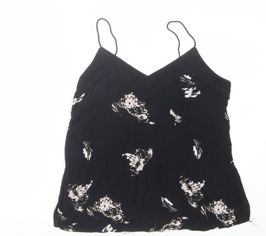 Womens UK Size 14 Jigsaw Black Camisole Tank