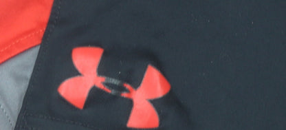 Under Armour Boys' Black Athletic Shorts Size M