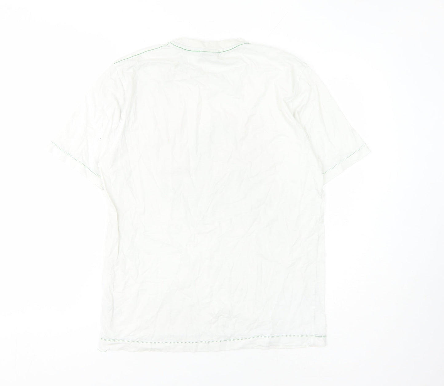 The Dark Knight Unisex White Graphic T-Shirt, S