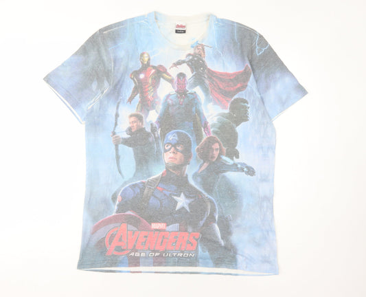 George Men’s Blue Marvel Avengers T-Shirt Size M