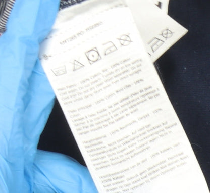 Regatta Men's Blue Striped Crew Neck T-Shirt Size S