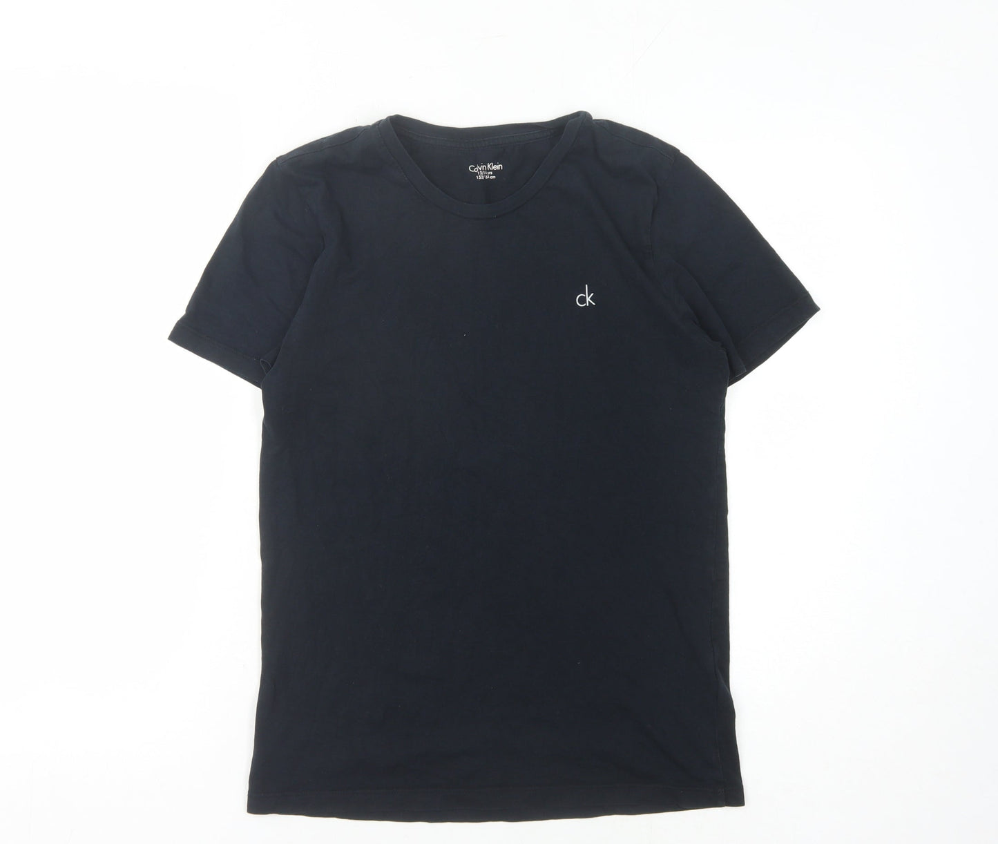 Calvin Klein Boys Black T-Shirt Crew Neck 12-14 Years