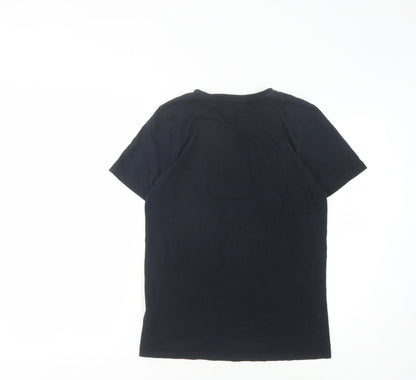 Calvin Klein Boys Black T-Shirt Crew Neck 12-14 Years