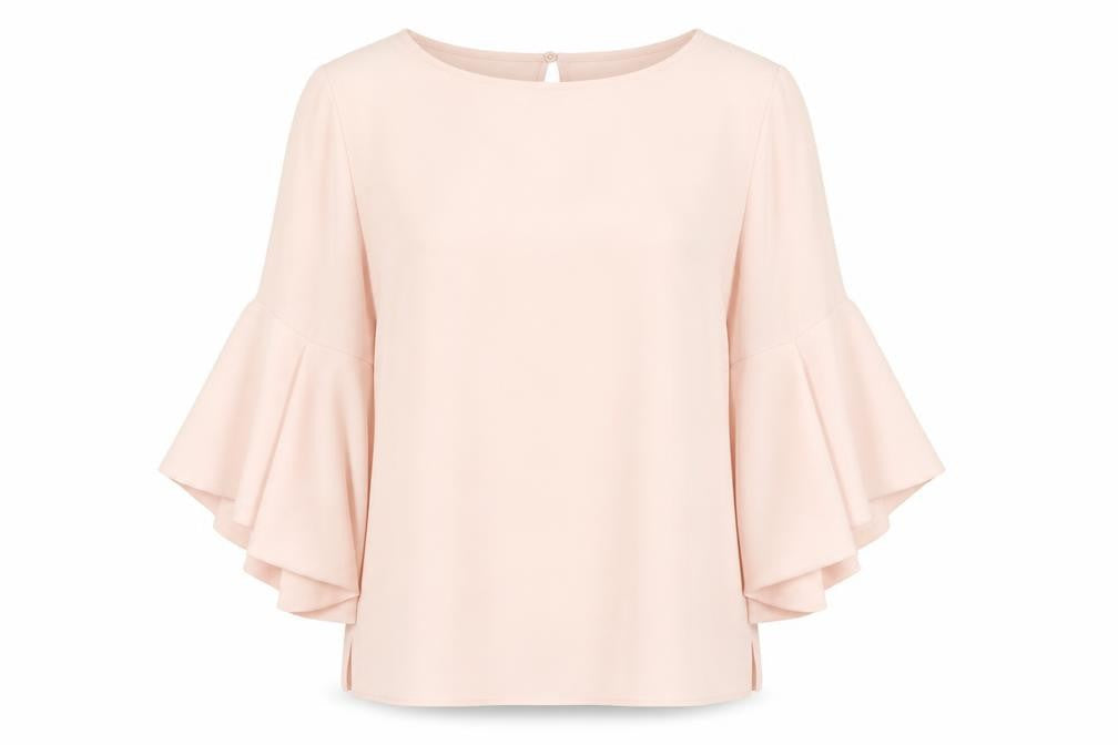 Womens UK Size 10 Coast Pink  Blouse