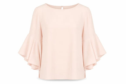 Womens UK Size 10 Coast Pink  Blouse