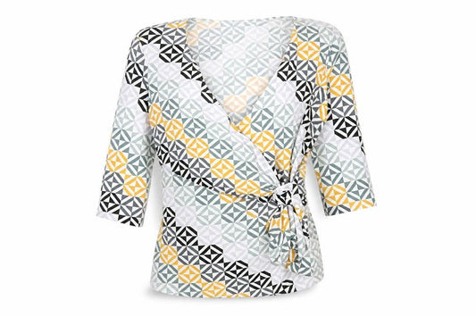 Principles Women's Multicoloured Wrap Blouse, Size 14
