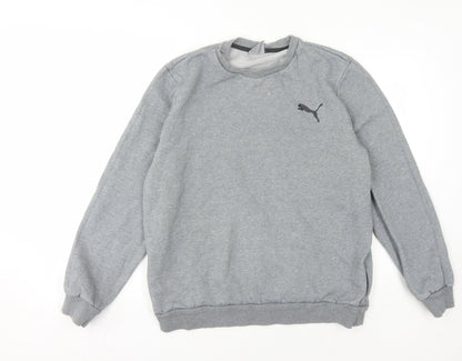 Mens UK Size L PUMA Grey Pullover Sweatshirt