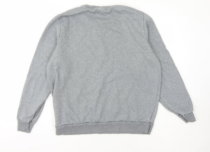 Mens UK Size L PUMA Grey Pullover Sweatshirt