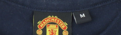 Manchester United Men's Blue M Cotton T-Shirt