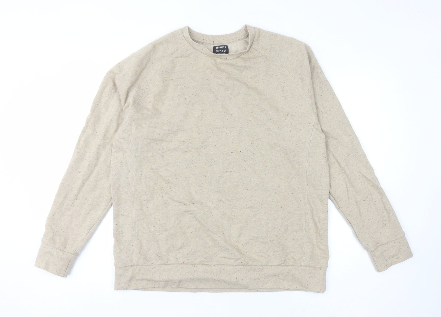 Brooklyn Supply Co. Men's Beige XL Pullover Sweatshirt