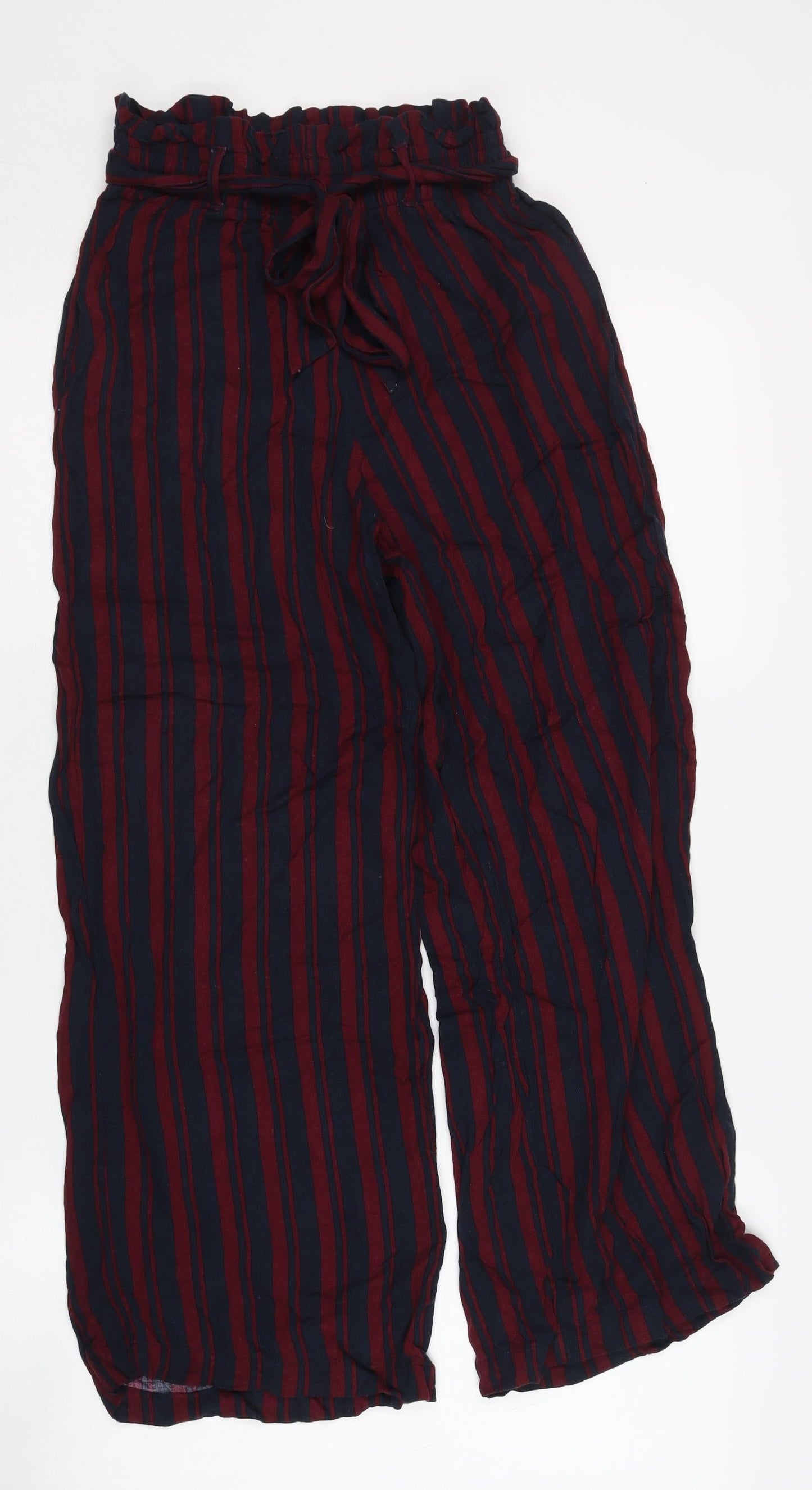 Womens UK Size XS Hollister Relaxed Fit Casual Multicoloured Trousers