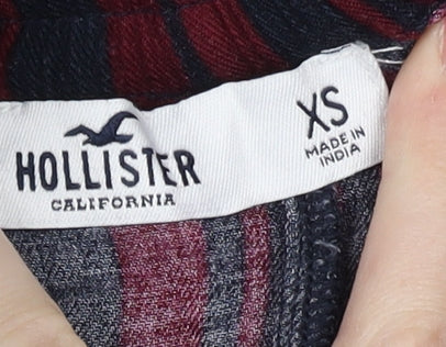 Womens UK Size XS Hollister Relaxed Fit Casual Multicoloured Trousers