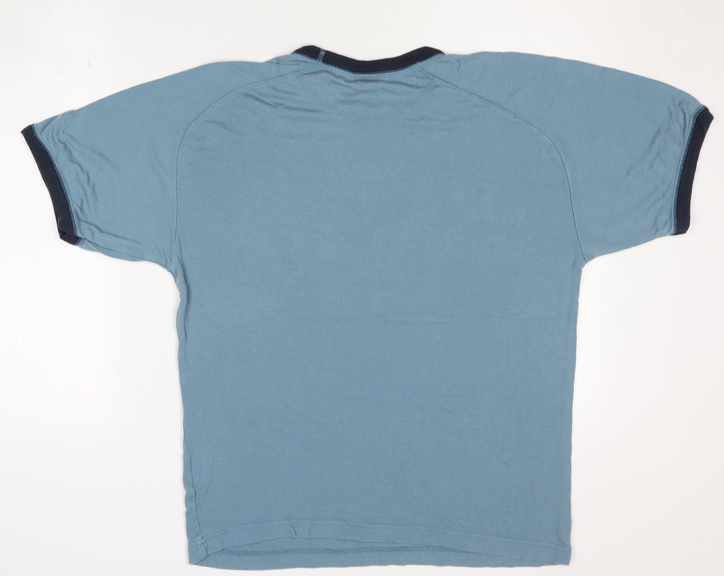 Nike Men's Blue Lyocell Crew Neck T-Shirt Size S